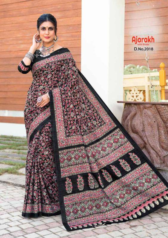 Lakhani ajrakh Wholesale sarees suppliers in India